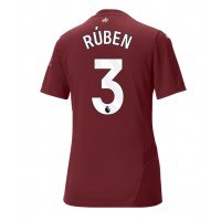 Manchester City Ruben Dias #3 Tretí Ženy futbalový dres 2024-25 Krátky Rukáv